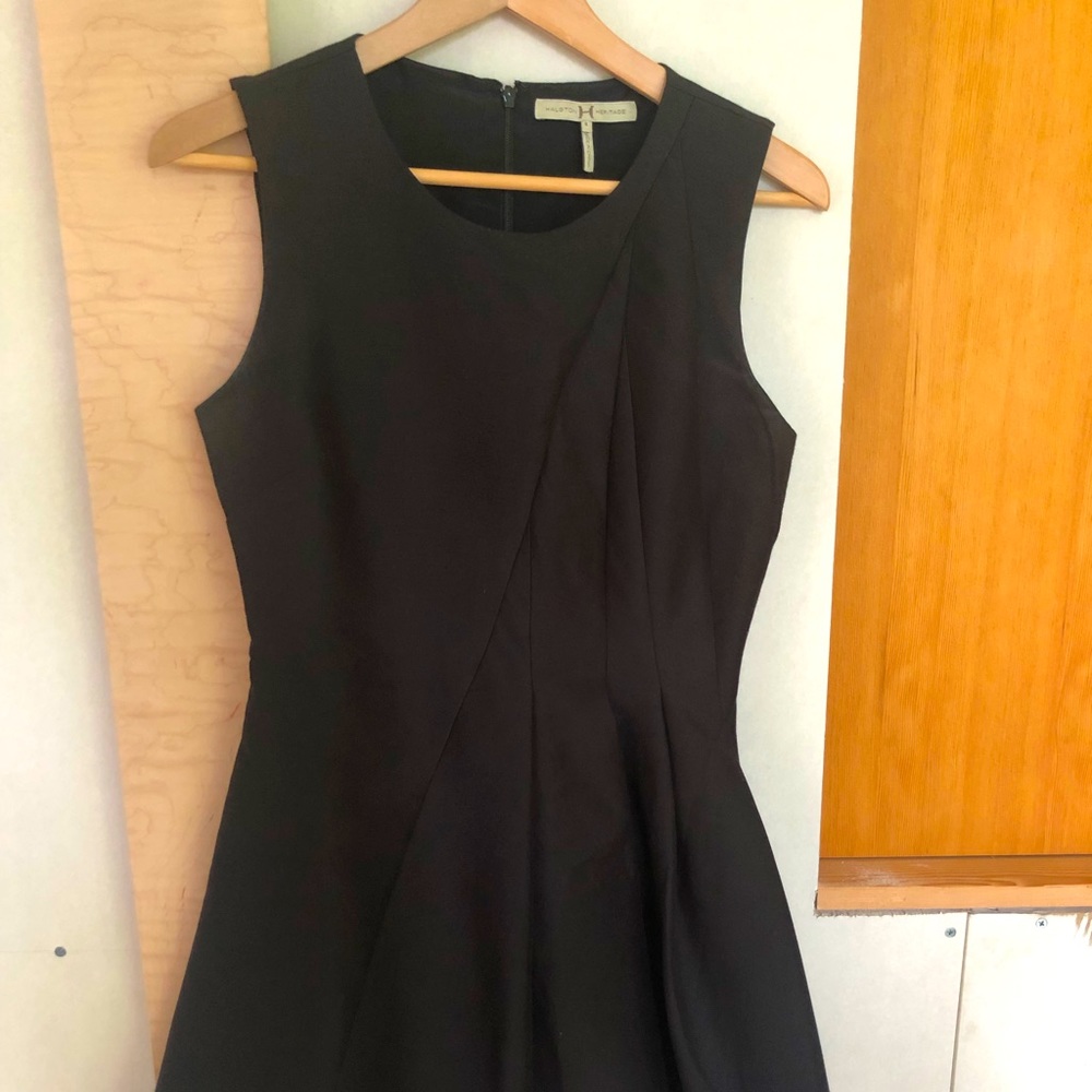 Halston Heritage black dress